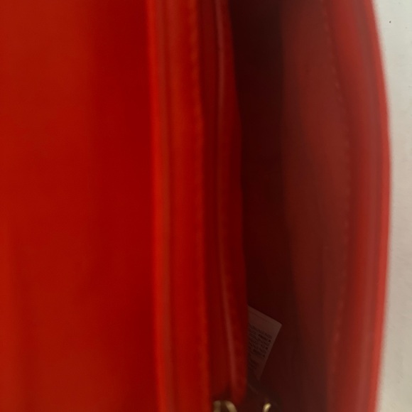 Banana Republic Red Crossbody Bag with Gold Accents - Picture 10 of 14